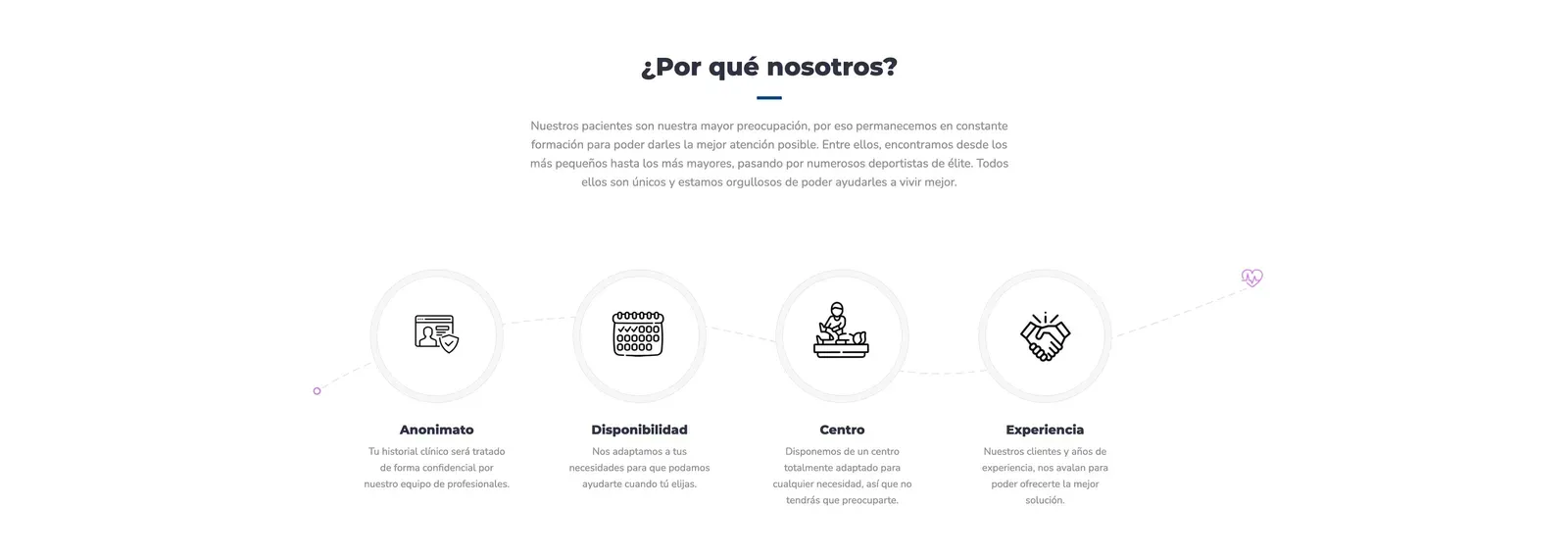 Web de Patxi Azcona Fisioterapia en versió d’escriptori, captura 2 de 2